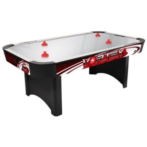 Mesa de air hockey Buffalo Vortex 7 pés de aço inoxidável